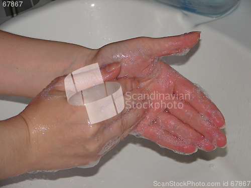 Image of washing hands 9