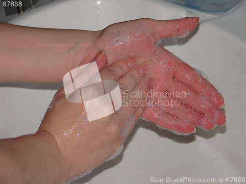 Image of washing hands 8