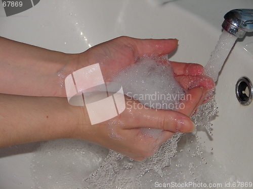 Image of washing hands 7