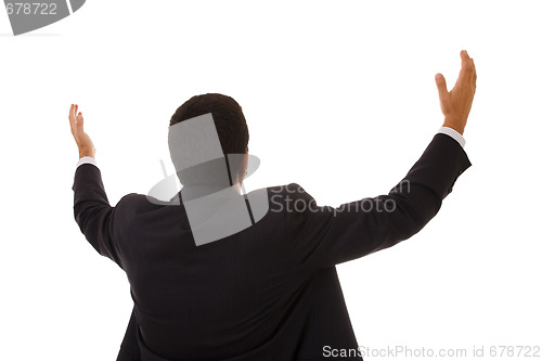 Image of Businessman praying