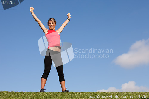 Image of Woman victory
