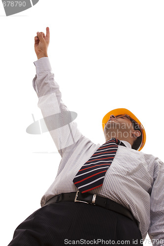 Image of businessman engineer 