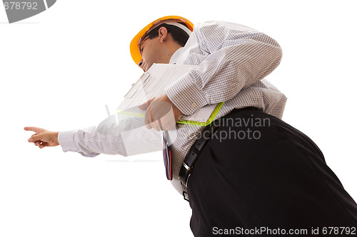 Image of businessman engineer 