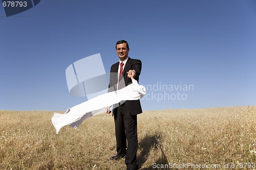 Image of Defeated businessman