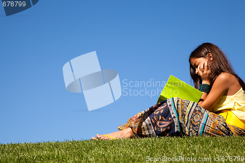 Image of Reading at the park