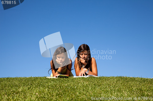 Image of Reading at the park