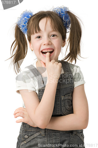 Image of Portrait smiling girl