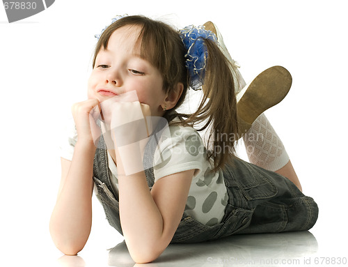 Image of Little beautiful girl