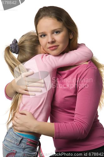 Image of mother and daughter