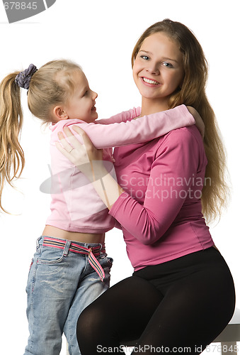Image of mother and daughter