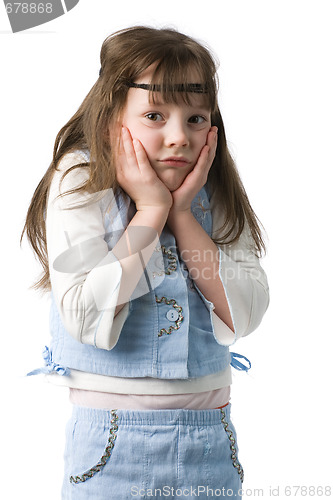 Image of Little beautiful girl portrait