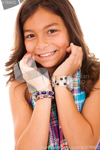 Image of Little girl smile