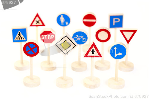 Image of road signs