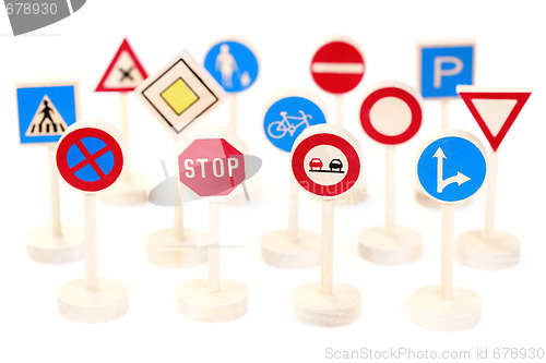 Image of road signs