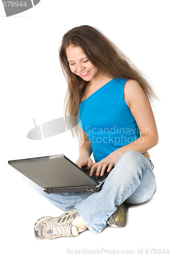 Image of girl with laptop