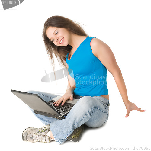 Image of girl with laptop