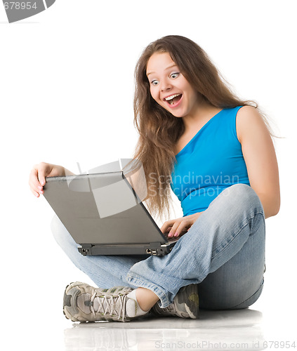 Image of girl with laptop