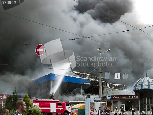 Image of Slavyansky market explosion in Dnipropetrovsk