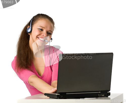 Image of girl with laptop
