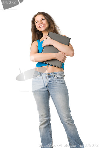 Image of girl with laptop 