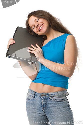 Image of girl with laptop