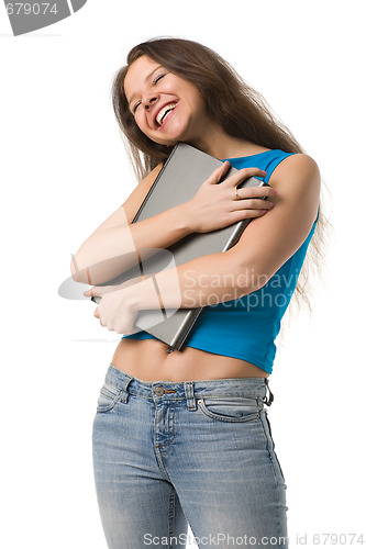 Image of girl with laptop