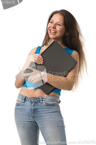 Image of girl with laptop