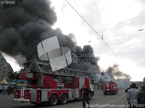 Image of Slavyansky market explosion in Dnipropetrovsk