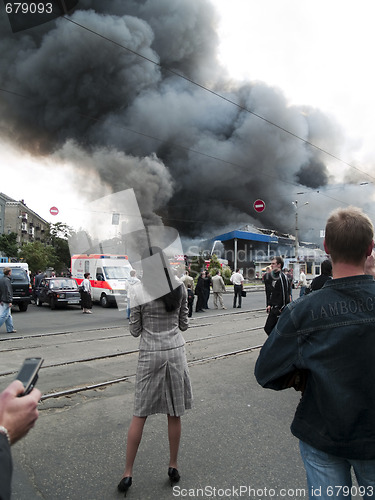 Image of Slavyansky market explosion in Dnipropetrovsk