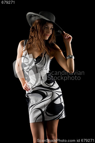 Image of trendy girl