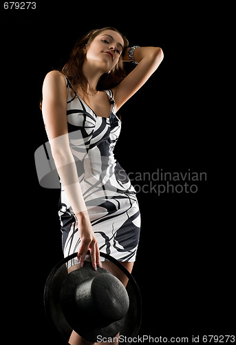 Image of trendy girl