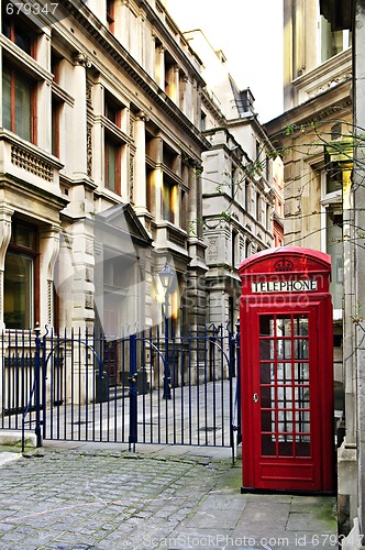 Image of Telephone box in London