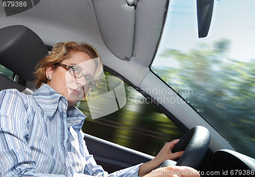 Image of Female driver