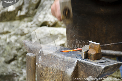 Image of Blacksmith working