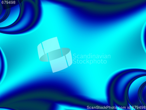 Image of Blue Fractal
