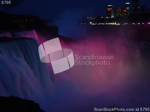 Image of Niagara Falls At Night