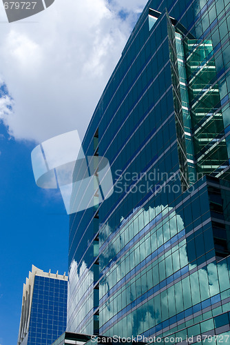Image of Office buildings with reflections
