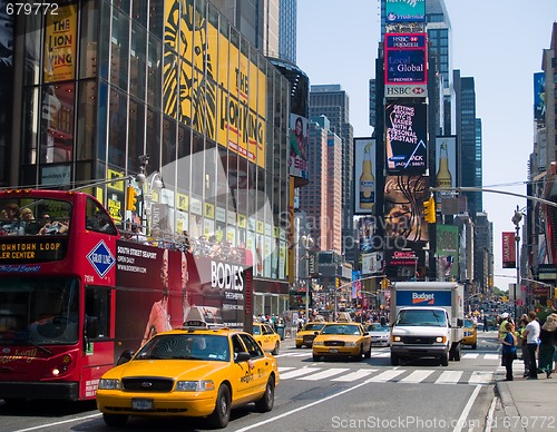 Image of Times Square Traffic