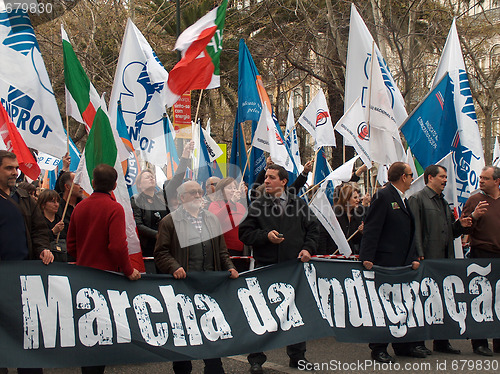 Image of Portuguese Teachers Protest