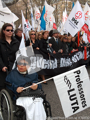 Image of Portuguese Teachers Protest