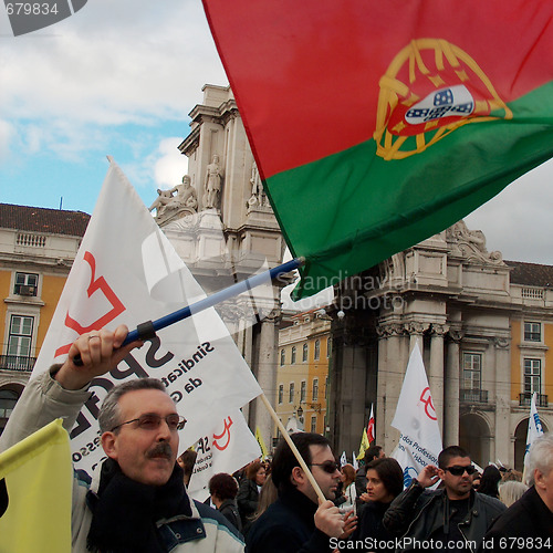 Image of Portuguese Teachers Protest