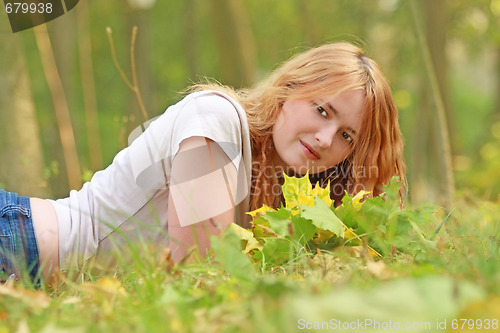 Image of Autumn girl