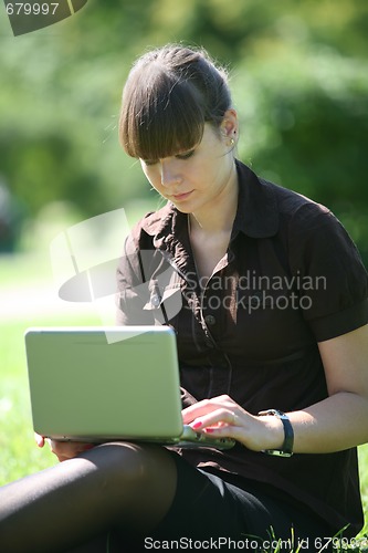 Image of young businesswoman