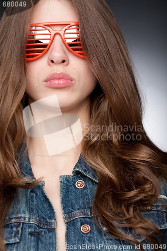 Image of woman in eyeglasses
