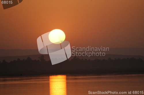 Image of Sunset on the Nile River