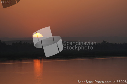 Image of Reflections ove the Nile River