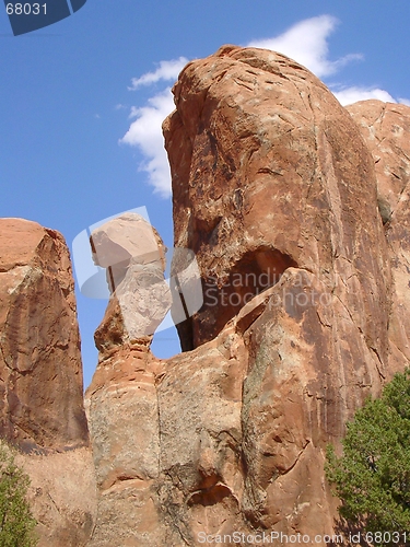 Image of Weird rock at Arches Natural Park