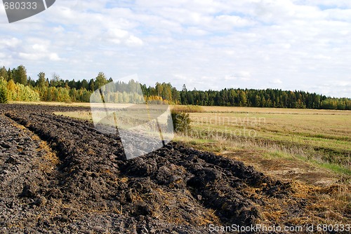 Image of Ploughed Field In Autumn