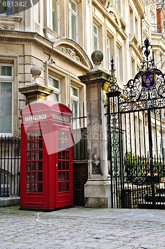 Image of Telephone box in London