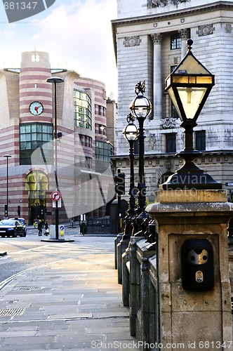 Image of Bank station entrance in London